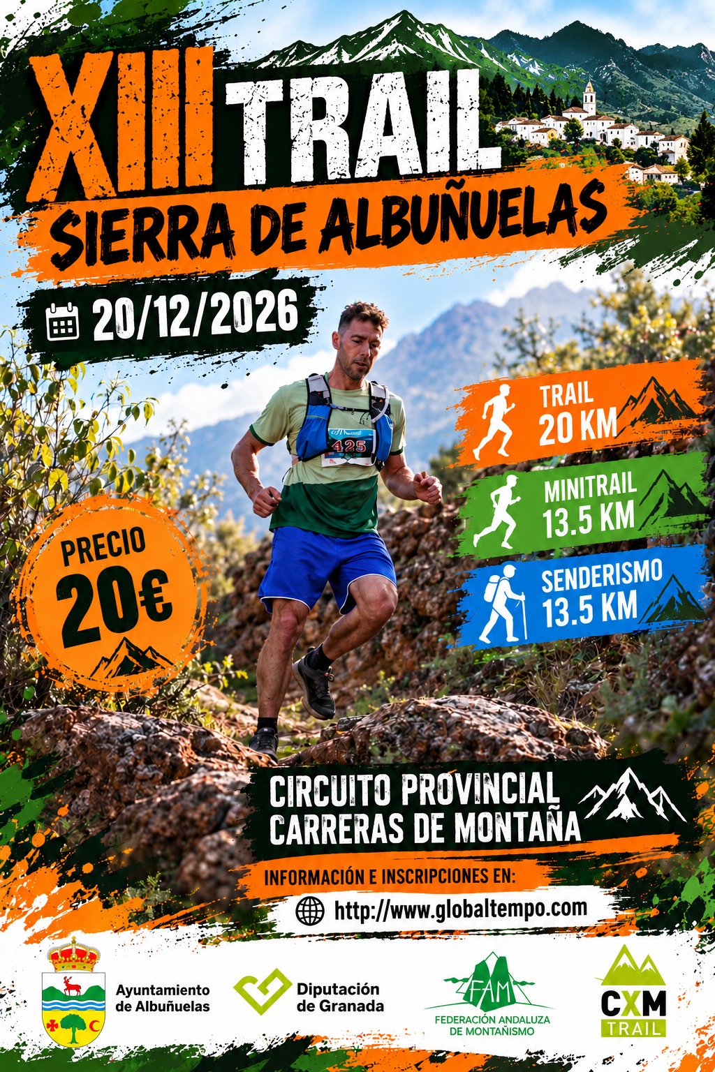 XIII TRAIL SIERRA DE LAS ALBU�UELAS - CIRCUITO CXM DIPUTACI�N DE GRANADA
